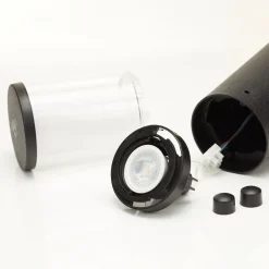 Fumagalli LED-sokkellampen Carlo svart 3,5 W CCT høyde 40 cm| Sokkellamper