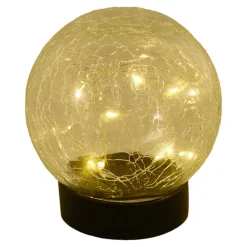 Näve LED-solcelledekolampe 5248203 av glass, 3 stk| Solcellelamper