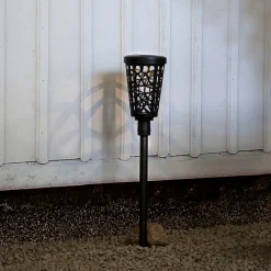 STAR TRADING LED-solcelle-gatelys Sinnia med jordspyd New