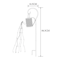 Globo LED-solcellelampe 336523, gull, vannkanne, jordspyd, metall| Solcellelamper