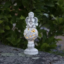 STAR TRADING LED-solcellelampe Angel Hot