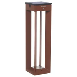 Les Jardins LED-solcellelampe Borne med sensor, 45 cm, corten Hot