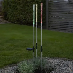 STAR TRADING LED-solcellelampe Bubbly i 3-pk, flerfarget| Solcellelamper