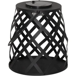 STAR TRADING LED-solcellelampe Calabria rutemønster høyde 20 cm| Solcellelamper