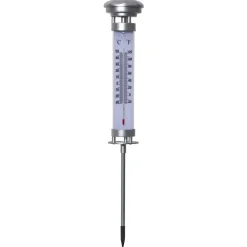 STAR TRADING LED-solcellelampe Celsius, utetermometer| Dekorasjonsbelysning|Solcellelamper