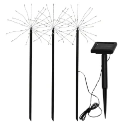 STAR TRADING LED-solcellelampe Firework i sett med jordspyd Outlet