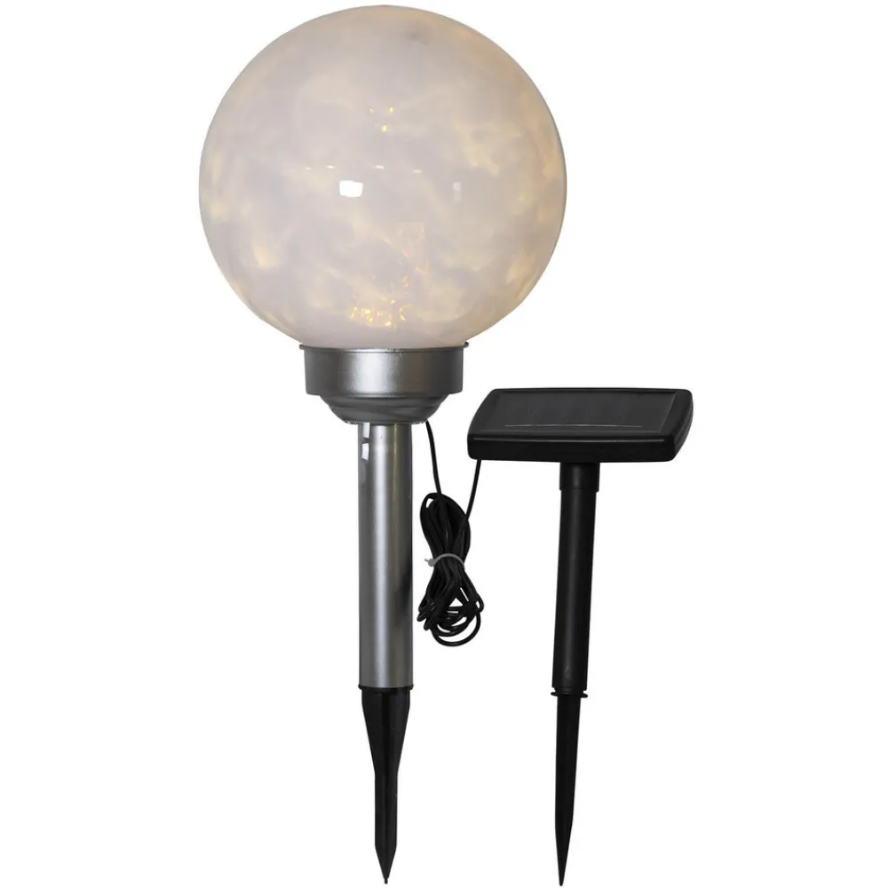 STAR TRADING LED-solcellelampe Lunay, roterende lyskilde Best