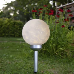 STAR TRADING LED-solcellelampe Lunay, roterende lyskilde Best