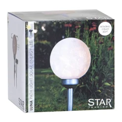 STAR TRADING LED-solcellelampe Lunay, roterende lyskilde Best