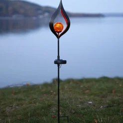 STAR TRADING LED-solcellelampe Melilla, spiss| Dekorasjonsbelysning|Solcellelamper