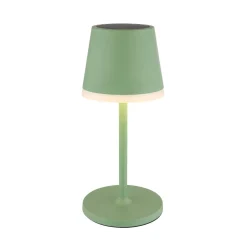 Globo LED-solcellelampe, metall, lysegrønn, høyde 41 cm, IP44 Outlet