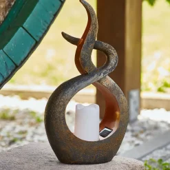 Näve LED-solcellelampe Oriental stearinlysimitasjon| Solcellelamper