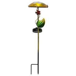 STAR TRADING LED-solcellelampe Salona med dekor, gul/grønn Best