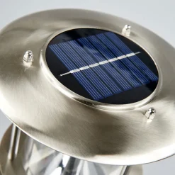 Lindby LED-solcellelampe Sumaya, stål, 65 cm høy, jordspyd Outlet