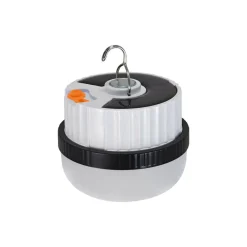 Milagro Lighting LED-solcellelampe Ufo, bærbar, plast, svart/hvit| Solcellelamper