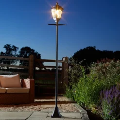 SMART GARDEN LED-solcellelampe Victoriana 365, svart, 206 cm, IP44| Dekorasjonsbelysning|Solcellelamper