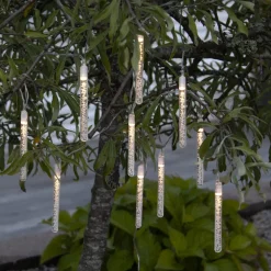 STAR TRADING LED-solcellelenke Bubbly, 10 lyskilder, varmhvit| Dekorasjonsbelysning|Solcellelamper