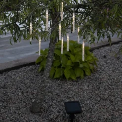 STAR TRADING LED-solcellelenke Bubbly, 10 lyskilder, varmhvit| Dekorasjonsbelysning|Solcellelamper