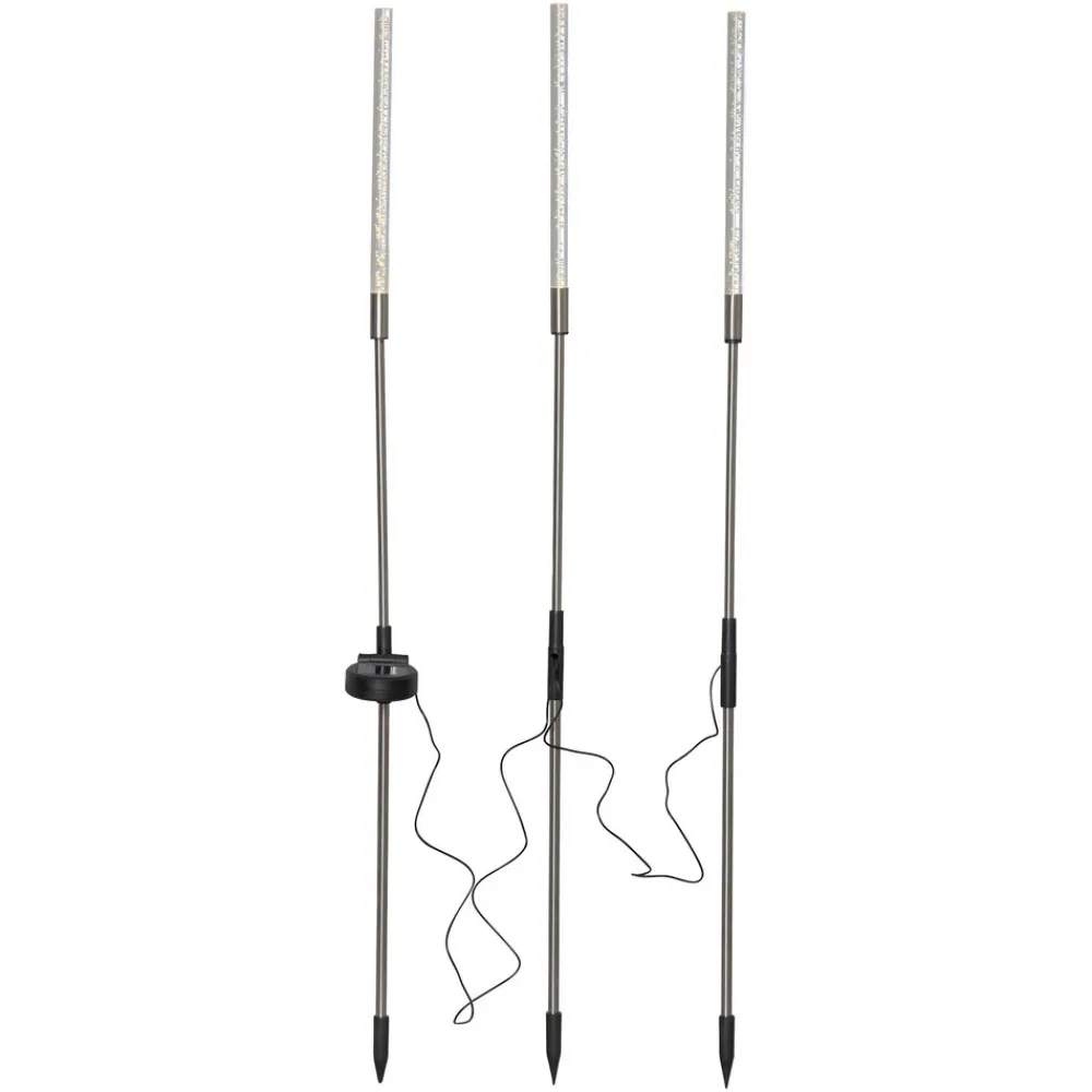 STAR TRADING LED-solcellelys Boble i 3-pk, varmhvit New