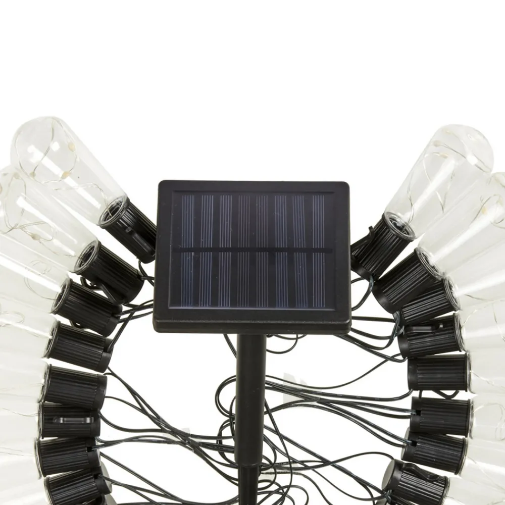 SMART GARDEN LED-solcellelyslenke DecoBulb, 20-flg., gjennomsiktig, IP44 Sale
