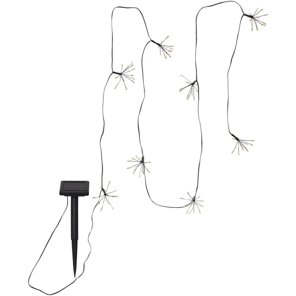 STAR TRADING LED-solcelle-lyslenke Firework| Solcellelamper