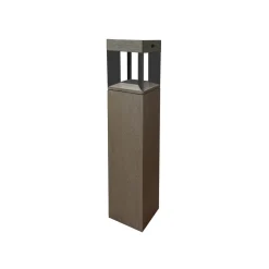 Les Jardins LED-solcelleveilampe Teckalu sensor teak/svart