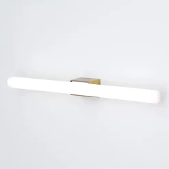 ORION LED-speillampe Visagist, feste av antikkmessing| Led-Innendørs|Vegglamper