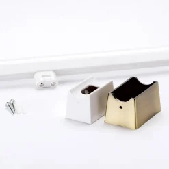 ORION LED-speillampe Visagist, feste av antikkmessing| Led-Innendørs|Vegglamper