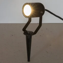 Heitronic LED-spot med jordspyd Pasas, svingbar| Utespotter