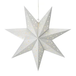 Markslöjd LED-stjerne til å henge opp uten batteri Ø 45cm sølv