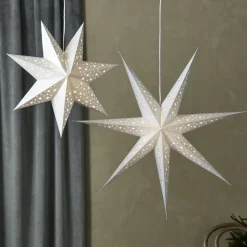 Markslöjd LED-stjerne til å henge opp uten batteri Ø 45cm sølv