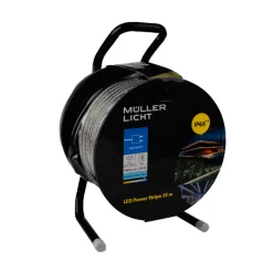 Müller-Licht LED-stripe, lengde 25 meter, 6500 K IP65 Jordet støpsel Hot