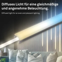 Briloner LED-stripe Pimp your panel, startsett, CCT, lengde 2,6 m Clearance