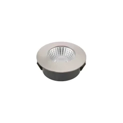 Sigor LED-takinnfellingsspot Diled, Ø 6,7 cm, 3000 K, stål Best