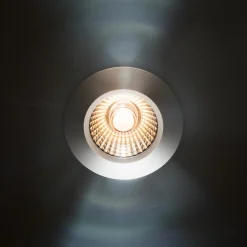 Sigor LED-takinnfellingsspot Diled, Ø 6,7 cm, 3000 K, stål Best