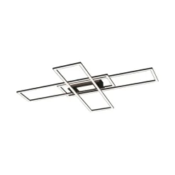 JUST LIGHT. GmbH LED-taklampe Asmin, CCT, svart, 98,9x69,4 cm| Design- Og Hotellbelysning|Led-Innendørs