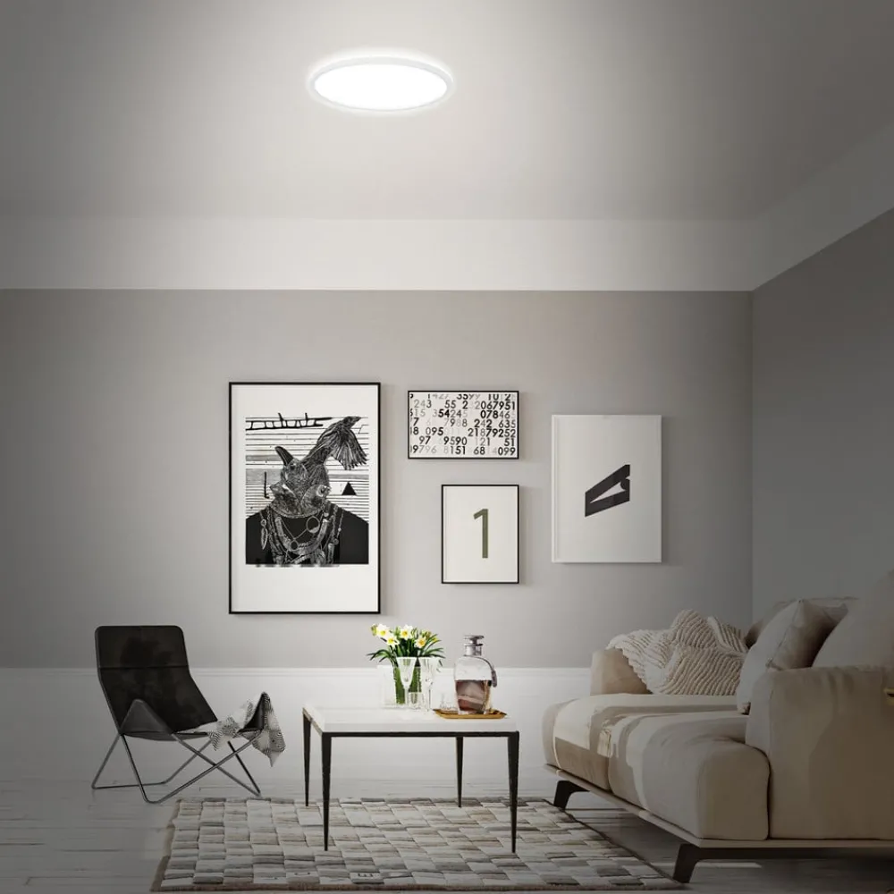 Briloner LED-taklampe B smart RGBW dimmbar hvit Ø 42 cm| Smarthus Belysning