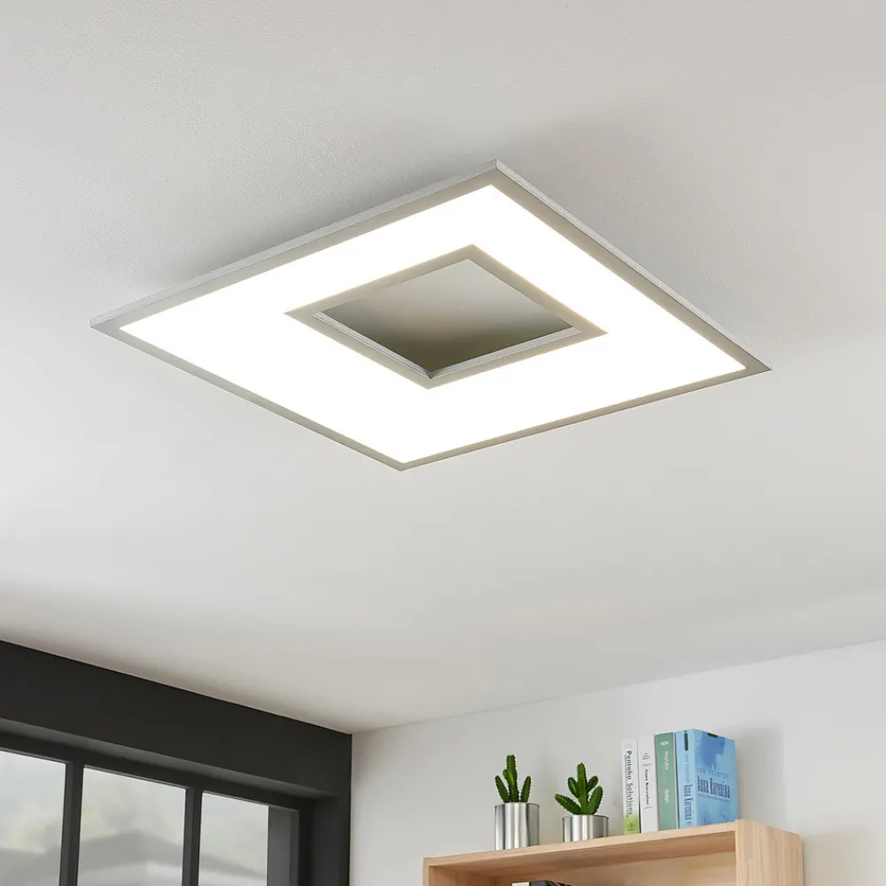 Lucande LED-taklampe Durun, dimbar, CCT, kantet, 60 cm Sale