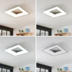 Lucande LED-taklampe Durun, dimbar, CCT, kantet, 60 cm Sale