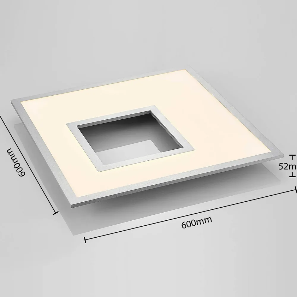 Lucande LED-taklampe Durun, dimbar, CCT, kantet, 60 cm Sale
