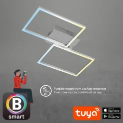 Briloner LED-taklampe Frame S, dimbar, CCT, 50 x 38,8 cm Outlet