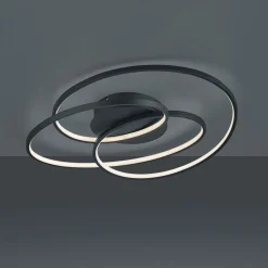 Trio Lighting LED-taklampe Gale, 60 cm, matt svart| Design- Og Hotellbelysning|Taklamper