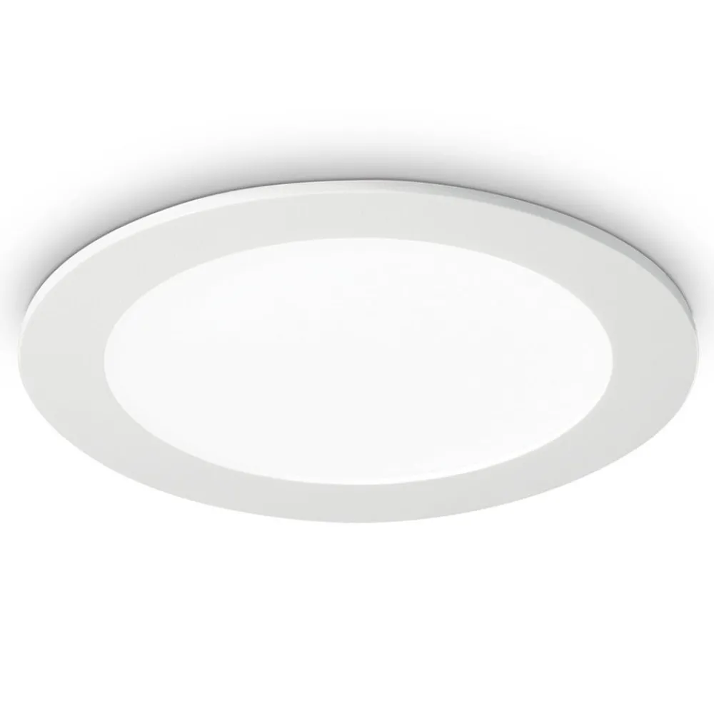 Ideallux LED-taklampe Groove round, 3 000 K, 22,7 cm| Downlights