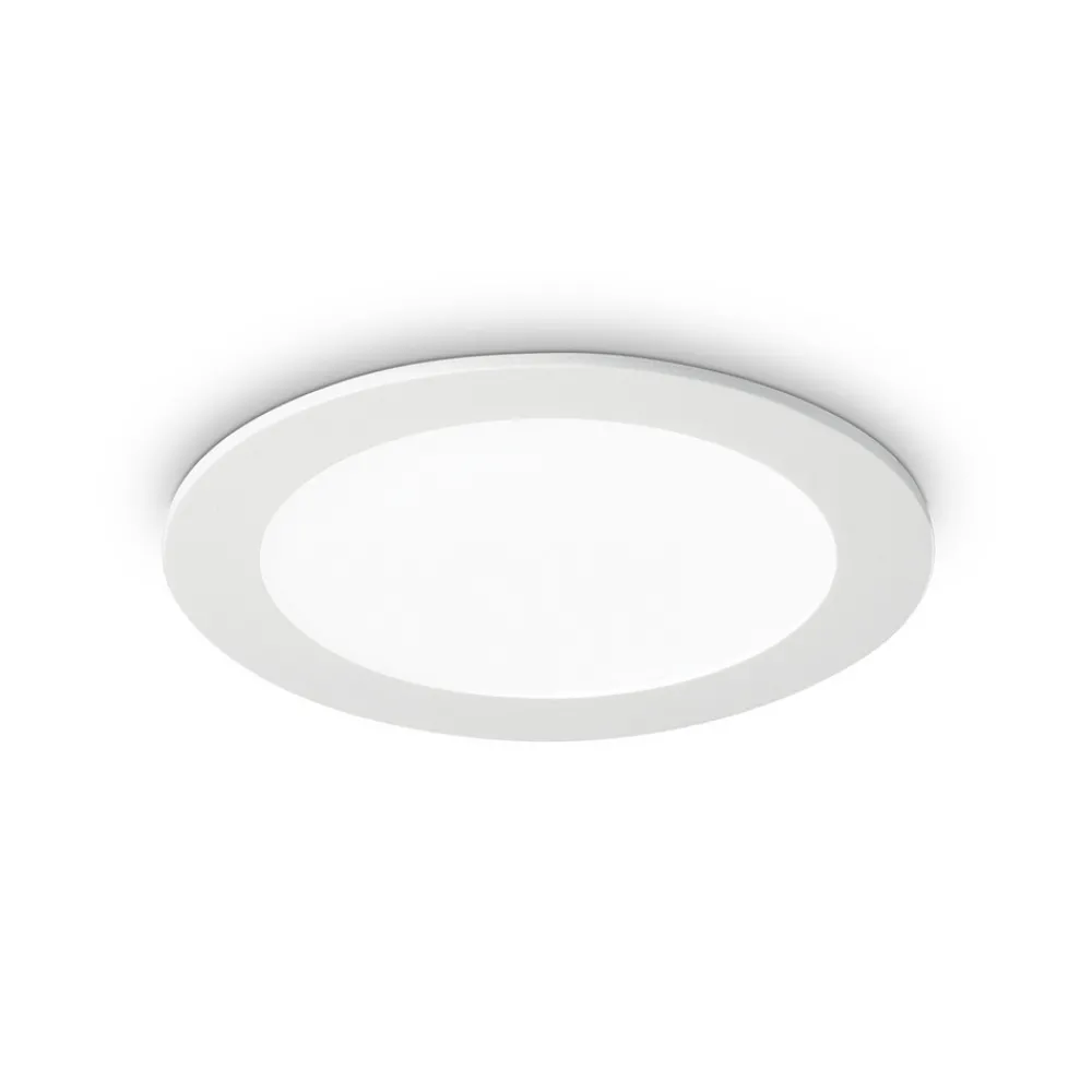 Ideallux LED-taklampe Groove round, 3 000 K, 11,8 cm