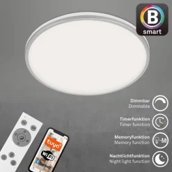 Briloner LED-taklampe Ivy S, dimbar, CCT, Ø 49 cm| Smarthus Belysning