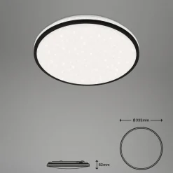 Briloner LED-taklampe Ivy Sky S, stjernedekor, Ø 33 cm Best