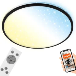 Briloner LED-taklampe Ivy Sky S, stjernedekor, Ø 33 cm Best