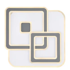 Globo LED-taklampe Kique, app-styrbar, hvit, lengde 50 cm, CCT| Smarthus Belysning