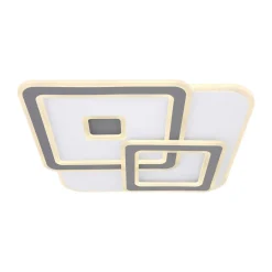 Globo LED-taklampe Kique, app-styrbar, hvit, lengde 50 cm, CCT| Smarthus Belysning