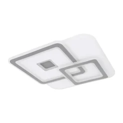 Globo LED-taklampe Kique, app-styrbar, hvit, lengde 50 cm, CCT| Smarthus Belysning